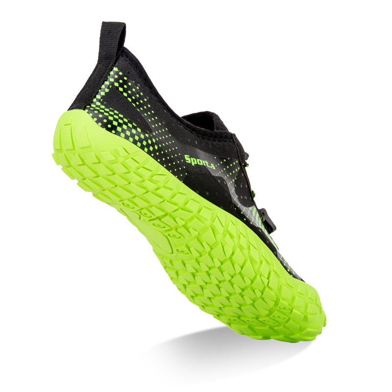 WateLves Water Shoes for Men Women Barefoot Quick-Dry Aqua Sock Outdoor Athletic Sport Shoes Kayaking Boating Hiking Surfing Walking (A-Black/Green, 48) - Image 5